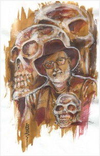 We are very grateful to our dear french brother Louis Stephane for creating this playful image of Joshua Shapiro, a crystal skull explorer as he travels the world searching for new crystal skulls – expressing the spirit of “Illinois” Shapiro and the “Wandering Jew”. Louis is a fantasticly gifted comic book artist who loves the crystal skulls! Thank you Louis!